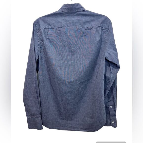 J.CREW MERCANTILE Flex Men’s Blue Button Down Shirt Size Small Slim Fit - Picture 2 of 7